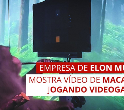 Empresa de Elon Musk mostra vídeo de macaco jogando videogame com a mente