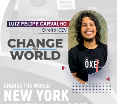 Estudante iCEV é selecionado para programa internacional Change the World, em New York!